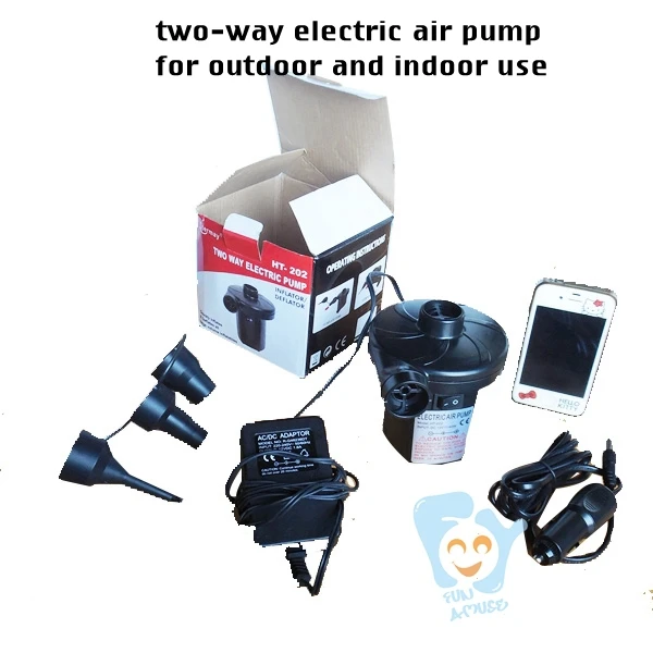  Home/ Car Two-way Pool Float Pump Boat Inflator Air Bed Pump Swimming Pool Float Inflatable Water F