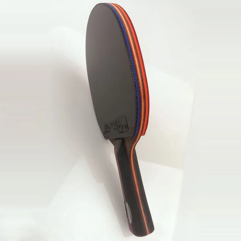 المهنية ألياف الكربون تنس الطاولة مضارب مع مزدوجة الوجه البثور في تنس الطاولة المطاط بينغ بونغ مضرب مع أسود حقيبة