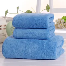 

super absorbent towels set 1 bath towel + 2 towel adult men and women increase thickening soft super absorbent coral fleece