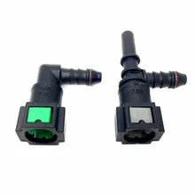 2 шт/комплект 7,89-ID6 стайлинга автомобилей Универсальный быстросъемный соединитель L K Тип для автомобильной топливо, бензин шланг для вагонетки с противовесом