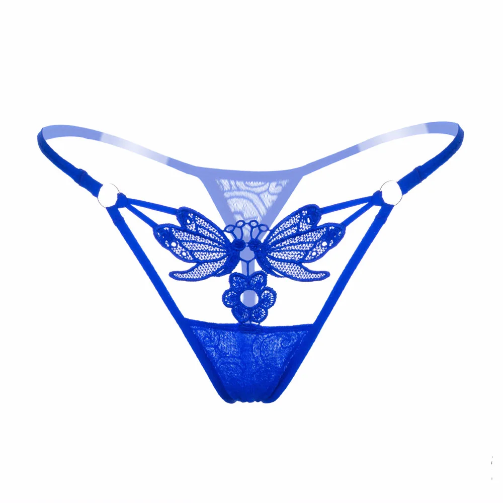 Solid Color Women's Panties Women Sexy Thongs Gstring Ladies Embroidery Vstring Knickers Lingerie underwear T Pants 7 colors | Женская