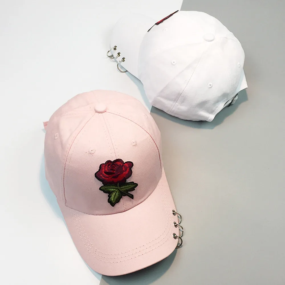 Feitong качественная Бейсболка Snapback шапка для женщин и мужчин пара RoseSummer кепка в