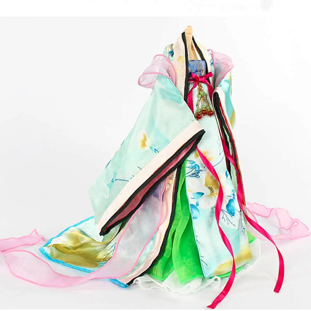 Фортуны дней для 1/4 Восток очарование кукла 35 см высоко китайский костюм набор ручной работы высокое качество reborn Игрушки для девочек Подарки - Цвет: Like a picture
