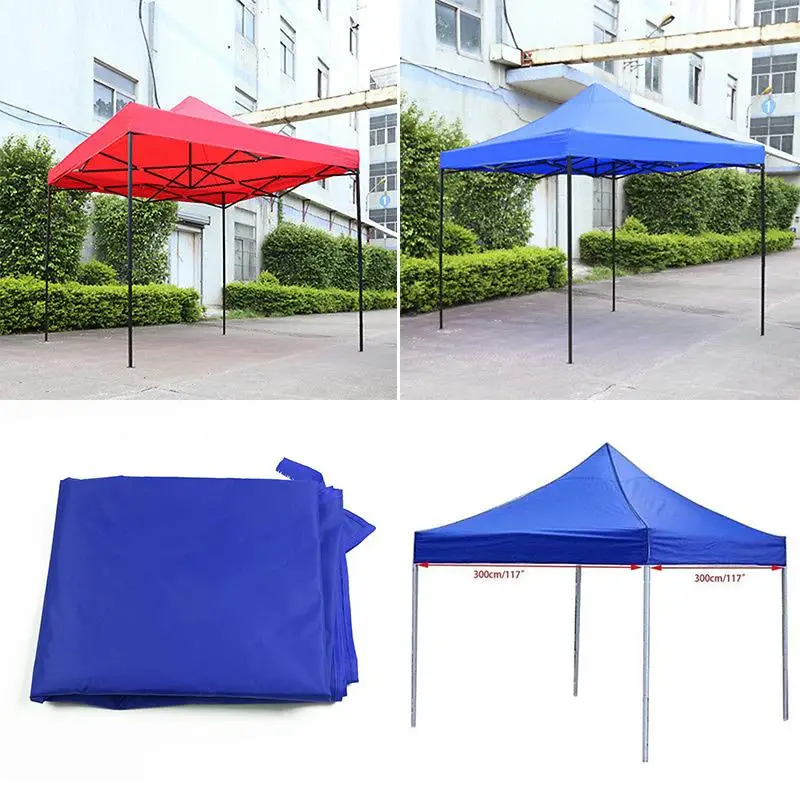 

2.9x2.9M Weather Resistant Tent Shade Gazebo Water Resistant Waterproof Canopy Outdoor Oxford Cloth Garden Yard Accessories