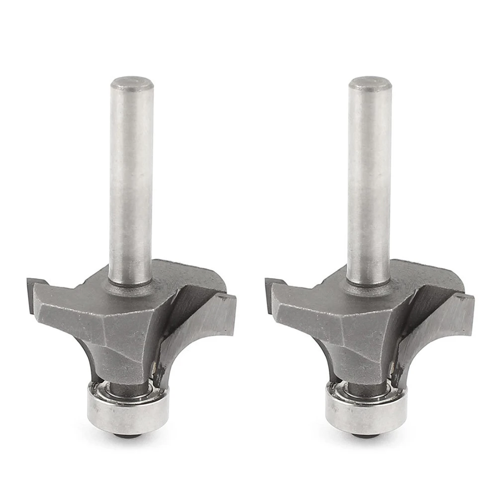 

2 Pieces Corner Rounding Round Over Router Bit Cutter 1/4" x 3/4