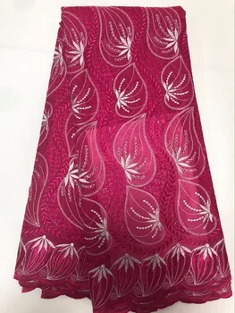 

Nigerian Lace Fabrics For Wedding 2018 Cotton Fabric For Wedding Dress Lace, Peach Swiss Lace Fabric CH001