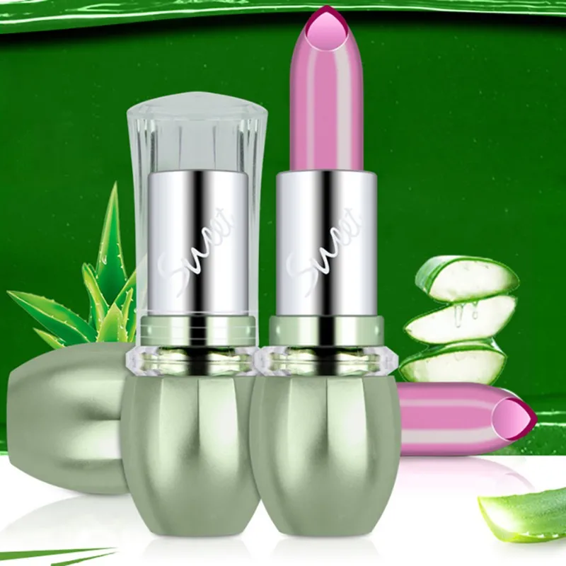 

Elegant Long Lasting Lipstick Sweet Girl Lip Makeup Cream Changable Color Waterproof Lipstick