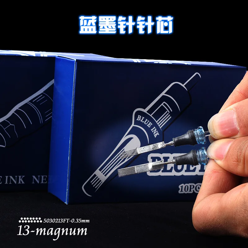 

blue Tattoo needle 20 pcs sterile class Jetables Aiguilles De Tatouage Pour Tatouage Rotatif Stylo Grip Aiguilles Fournitures