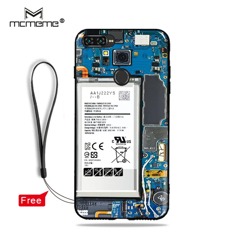 

Silicone soft TPU For OPPO F9 Case F7 cover Pretty interesting battery painting Back Cover For OPPO a7x F5 F7 F9 phone Case