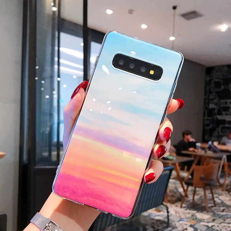 

Glossy Color Marble Black Phone Case Funda For Huawei P20 P30 Pro Nova 3i Case Glitter For Huawei Mate 20 p20 Lite Mate20 Cover