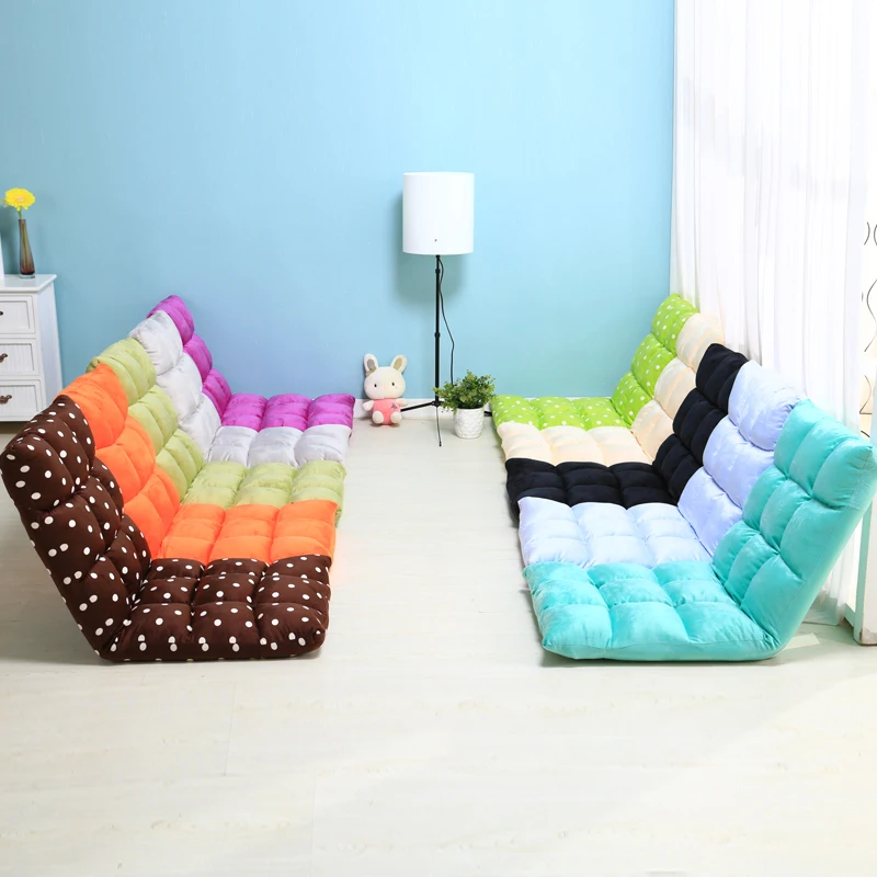 Sofá perezoso 17 puf de estilo plegable plegable sofá / silla del ocio