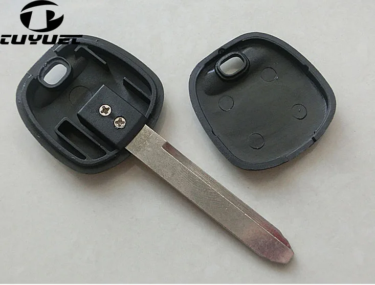 Корпус ключа транспондера для Toyota с позицией TPX1 2 и карбоновый чип Uncut TOY47 Blade |
