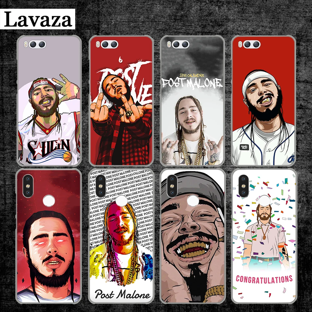 

Lavaza coque Post Malone Unique Design Hard Case for Xiaomi MI 5 5S 6 8 9 SE Lite F1 A1 A2 5X 6X Mix 2S MAX 3