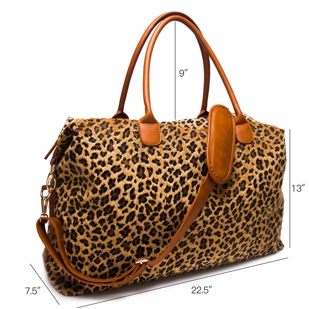 cheetah duffle bag