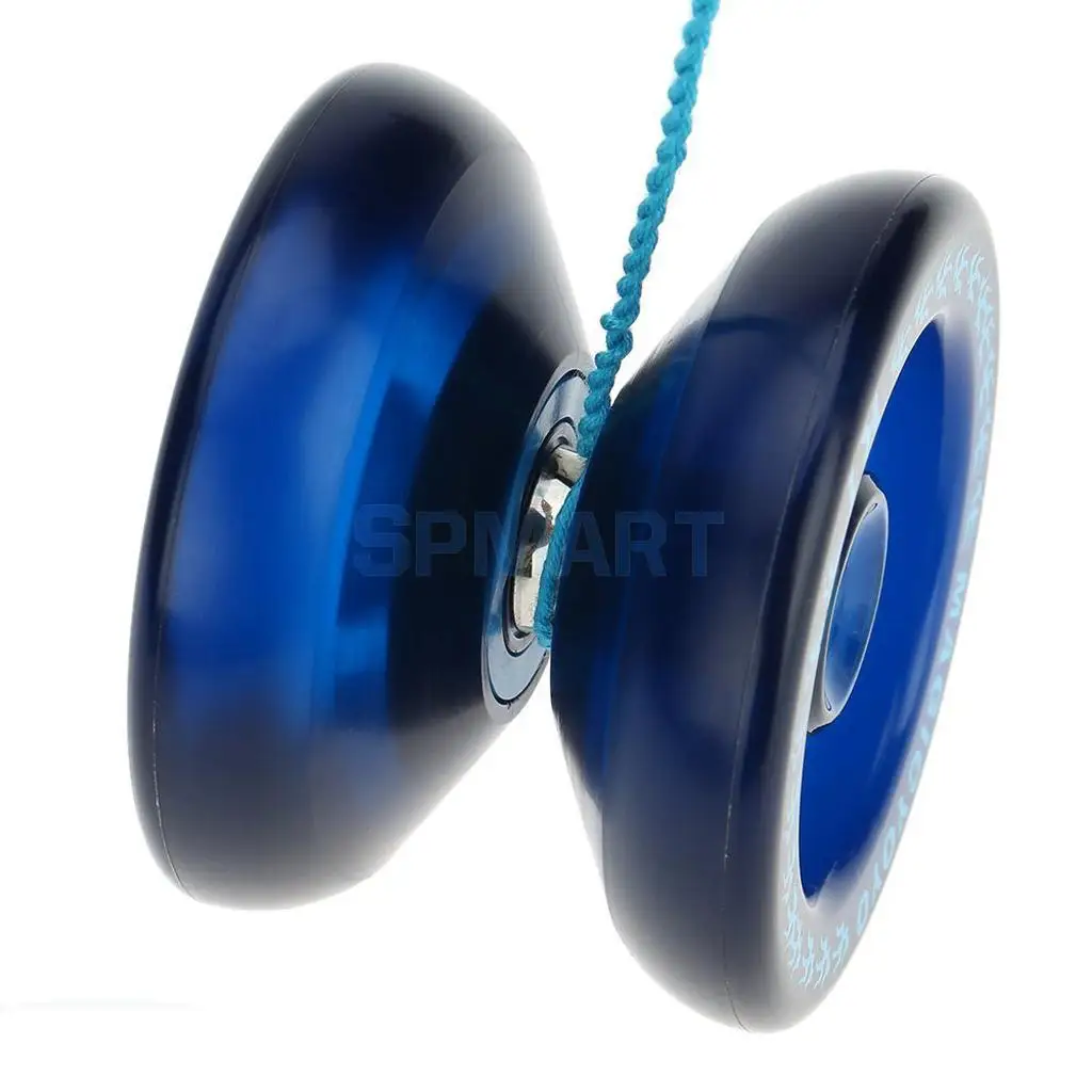 Magic Yo-yo K1 Professional ABS PlasticYoYo Ball Bearing String Trick Toy Blue