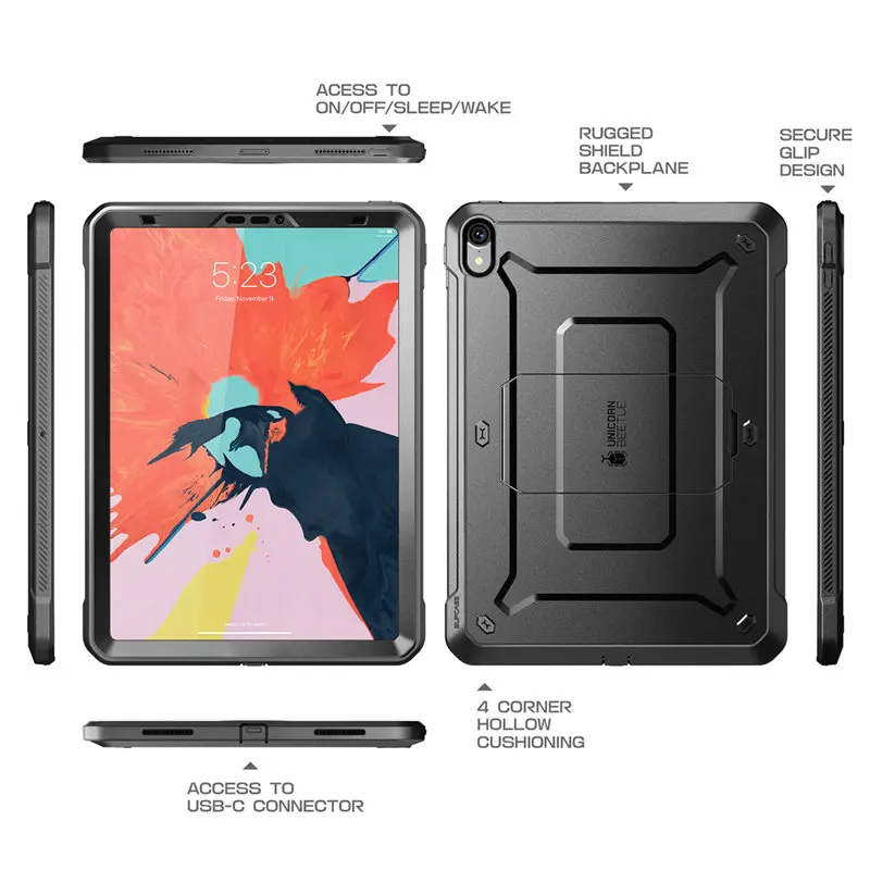 Чехол SUP для iPad Pro 12 9 дюйма прочный UB PRO с полным корпусом и встроенной защитной