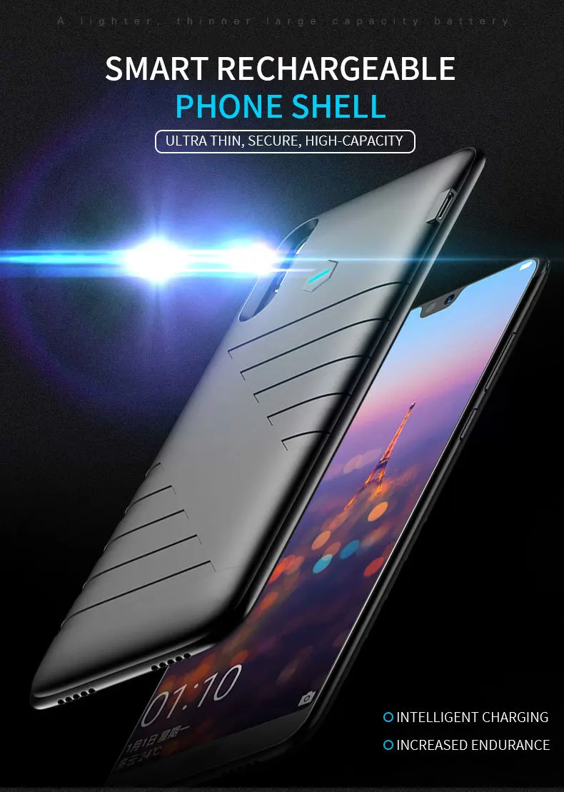 6800mah Ultra Thin Power Bank Case For Huawei P20 Pro Portable Fast Battery Charger Phone Case