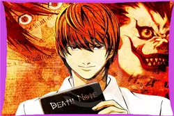 Лидер продаж классические аниме Death Note прямоугольник Подушки Детские Случаи молнии Мода Custom Наволочки 45x35cmsq00707-@ H077