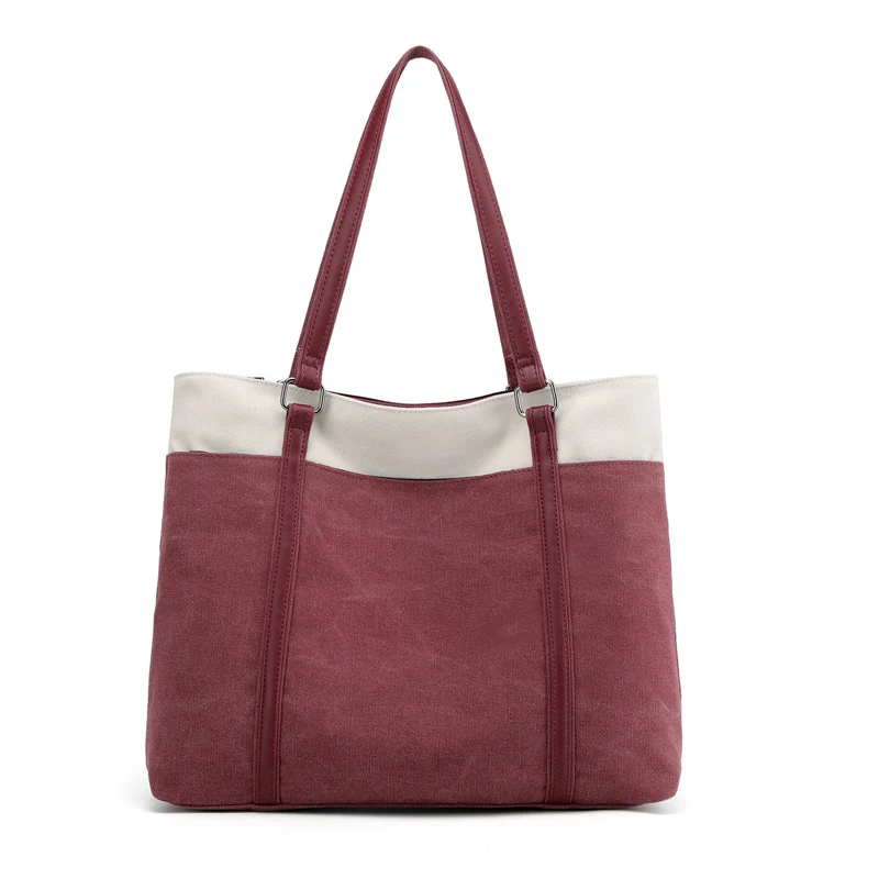 JANESPRI New Fashion Canvas Women Handbag High capacity Shoulder bag for Girls Retro Casual Tote Bags for Women Bolsas 2019 (3)