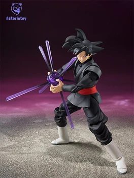 

Anime Dragon Ball Z SHF Super Saiyan Gokou Black Joint Movable PVC Action Figure Collection Model Kids Toy Doll 15cm
