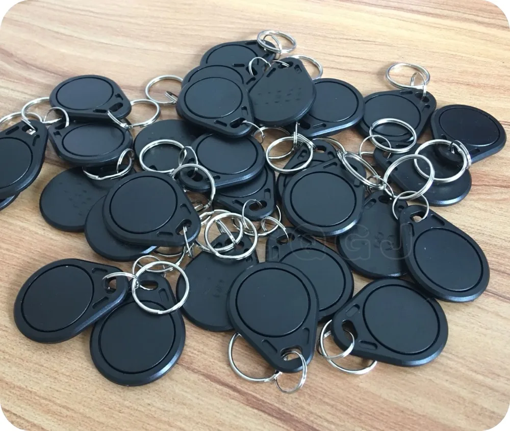 

5Pcs/lot 13.5MHZ UID Changeable RFID S50 1K IC Keys Keyfobs Token Tags S50 NFC Clone Copy Back door Rewritable Blank Magic Card