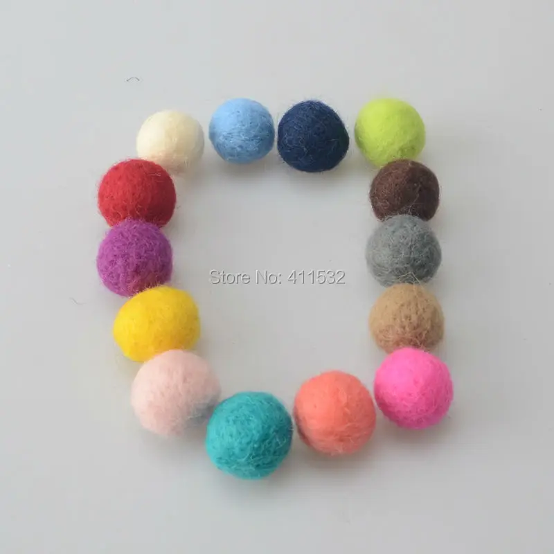 Wool Felt Balls 100pcs/lot 20mm Party Wedding Decor
