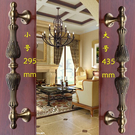 

Door shake handshandle european-style villa door shake handshandle archaize wooden door handle KD-8006S