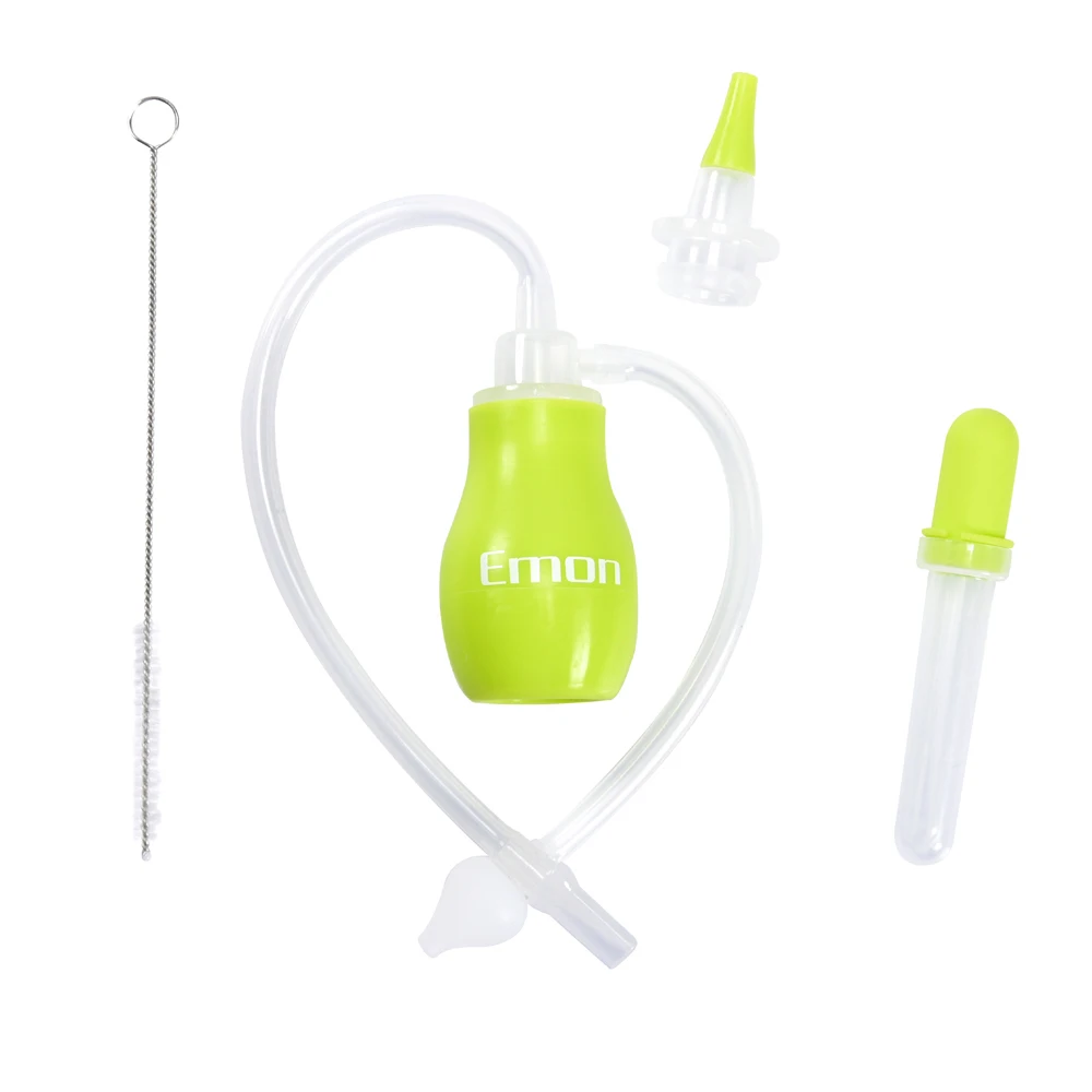 Emon безопасный носовой аспиратор для новорожденных, вакуумный всасывающий Вакуумный аспиратор для младенцев, носовой аспиратор для новорожденных детей - Цвет: Nasal Aspirator