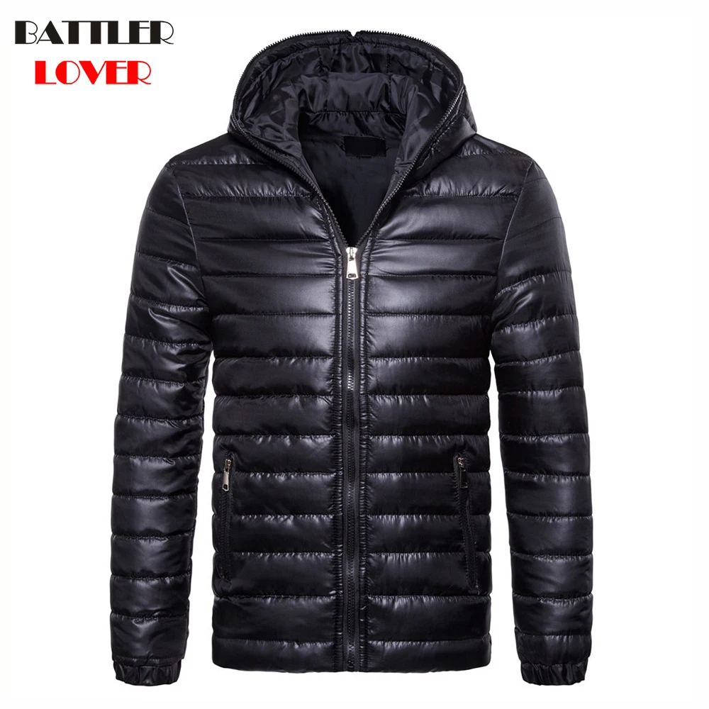 2018 Winter Men UltraLight Down Jacket White Duck Down Jackets Thick Warm Slim Hooded Parka Hombre Male Portabl Outwear Clothing