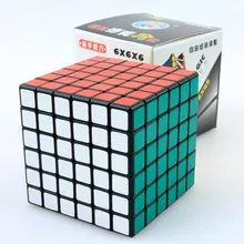 ShengShou 6x6x6 Magic speed Cube Черный Твист 6 слоев Cubo Magico Puzzle Professional развивающие подарок игрушечные лошадки Прямая поставка