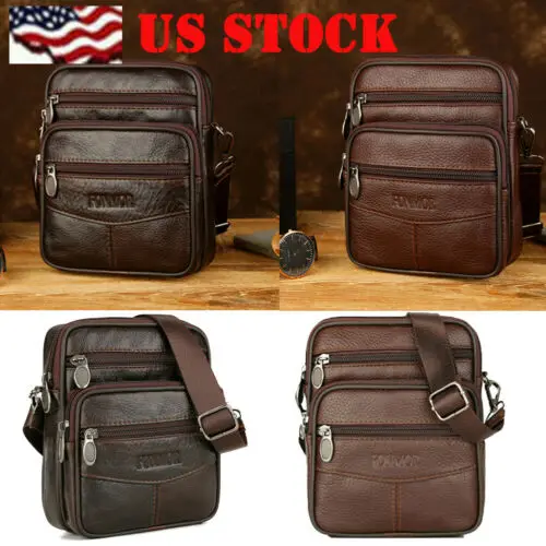 

Bag Vintage New Business Men's Leather Briefcase Bag Handbag Laptop Shoulder Bag