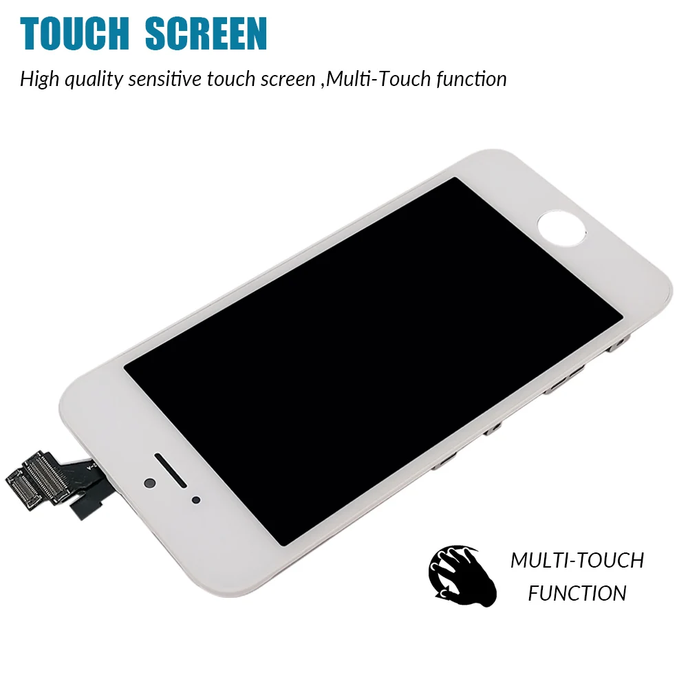 Класс AAA LCD для iPhone 5 5S дисплей сенсорный экран дигитайзер Замена полная сборка Lcd