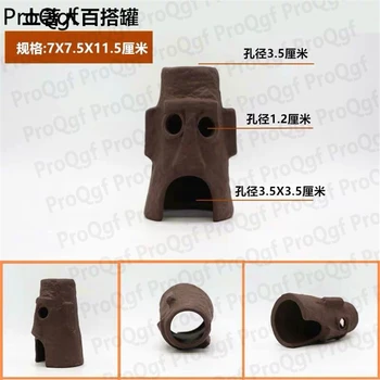 

Ngryise 2Pcs A Set Aquarium small fish ceramic pot protector man shape
