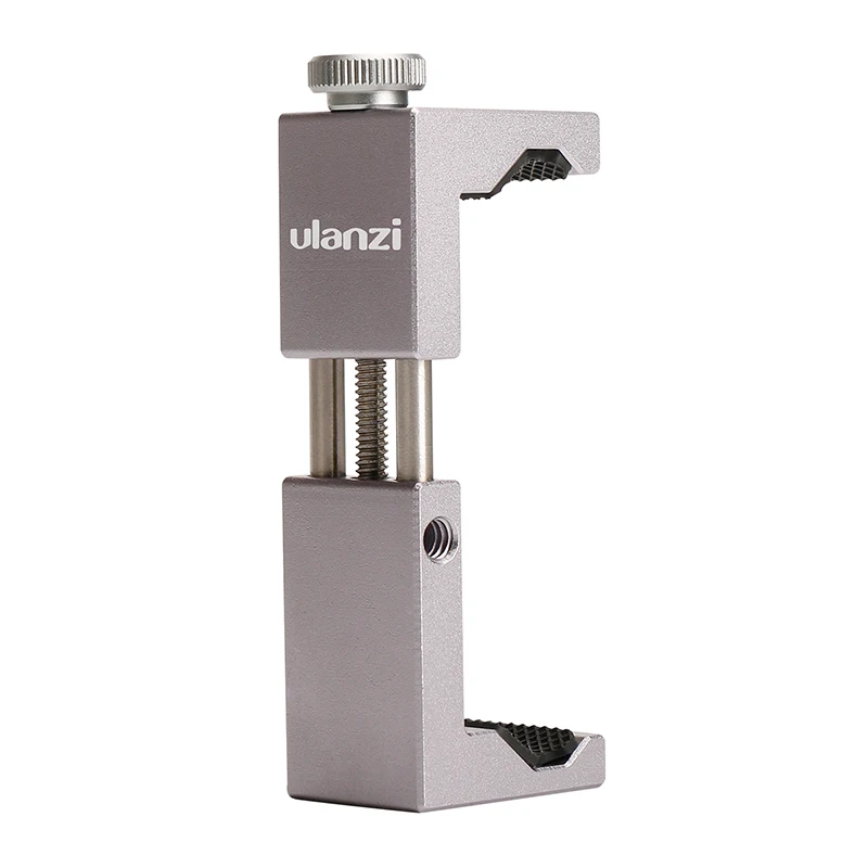  Ulanzi ST-02S 65MM to 95MM Tripod Phone Mount with Cold Shoe 1/4 Screw Phone Mount Stand Clipper fo