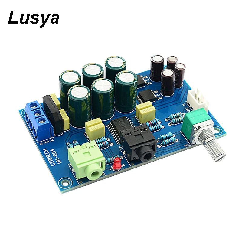 

TPA6120A2 HIFI Headphone Amplifier Board Enthusiast Headphones AMP Amplificador Zero Noise Diy Kit Finished Board