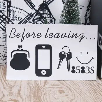

LESUPERAY DIY Home Decor Wall Stickers Family Letter Removable Vinyl Decal Art Wallpapers