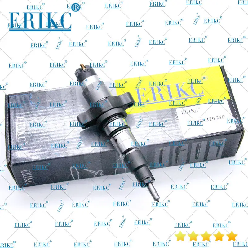 ERIKC Инжектор 0 445 120 210 форсунки системы питания с общей топливной магистралью 0445120210 0986435503 Топливная форсунка 0 445 120 210 для CUMMINS 5254686
