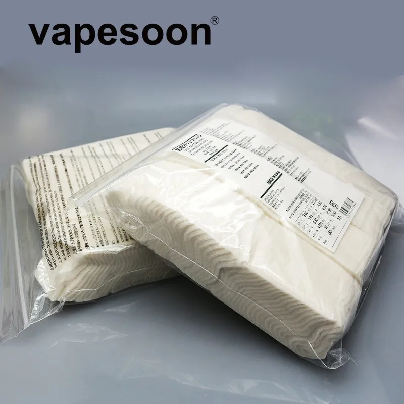 50packs-9000pcs-органический японский хлопок для электронной сигареты DIY RDA& RBA распылитель Vape испаритель тепловой провод органический хлопок