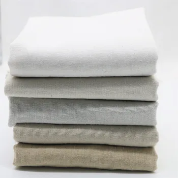 

5pcs 20"x 18" Natural Linen Fabric for Needle Embroidery Patchwork Costura Tissus Sewing Textiles Tela Felt Shabby
