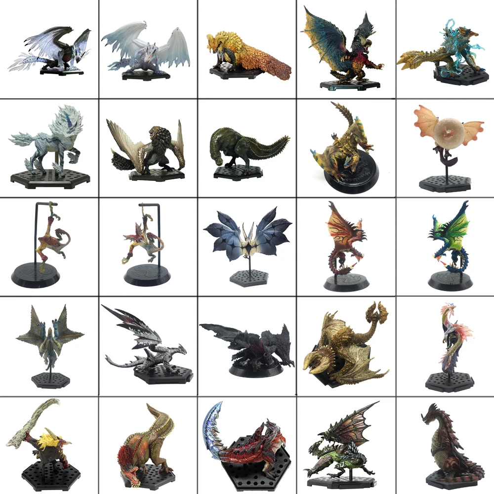 Monster Hunter World Game PVC Models Hot Dragon Action Figure Rathalos Gore Magala Decoration Toy Monsters Model Collection