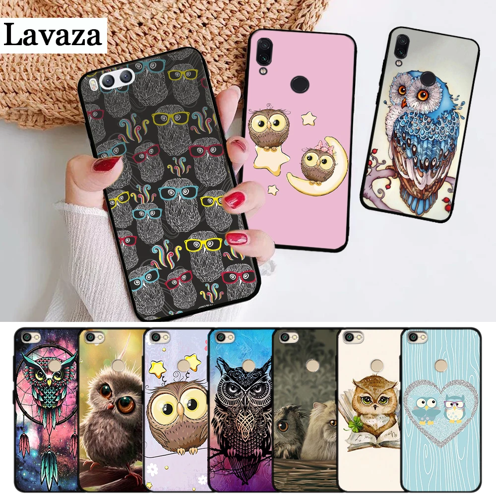

Lavaza Animal Owl Silicone Case for Xiaomi Redmi 4A 4X 5 5A 6 6A 7 7A 8 8A K20 Pro Plus S2 Go