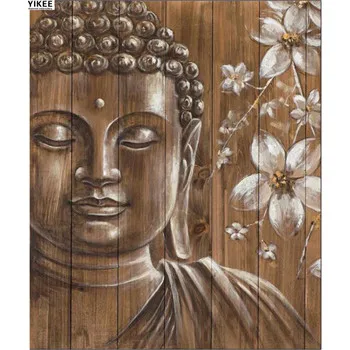 

YIKEE diamond painting full square buddha 5d diy Full Square Diamond Embroidery Rhinestone Mosaic Painting Home Decor a7017