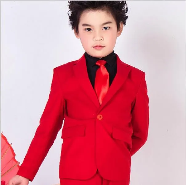 2015 fashion baby boys red casual blazers jacket wedding suits for boy