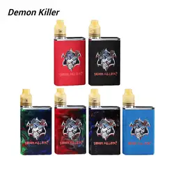 Demon Killer Tiny Kit с крошечным RDA Tank Atomizer & 800 мАч батарея & PEI Top cap легко построить одну катушку E-cig Vape Box Mod Kit