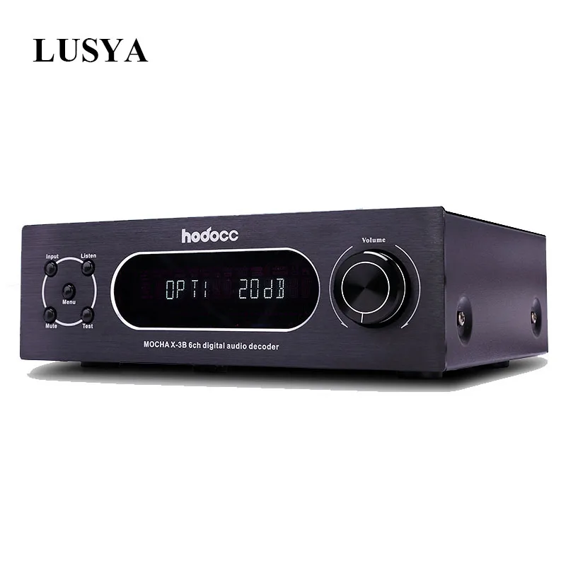 Lusya 5,1 аудио декодер dts CS493264 AC-3 декодирование hifi компьютер внешняя звуковая карта 192 кГц 24bit T0692