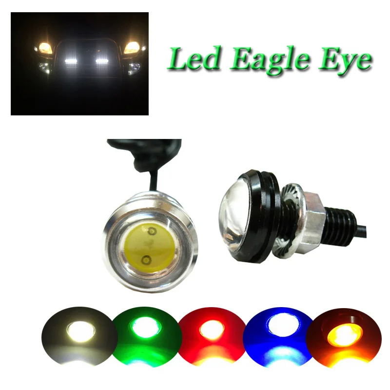 Luci LED Eagle Eye Per Auto E Moto - 12V 9W, 2 Pezzi, Colori Multipli