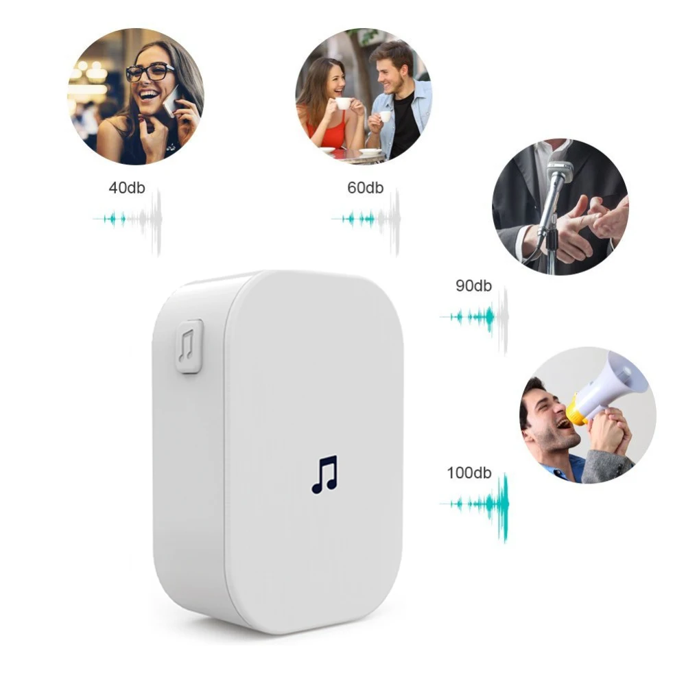 Дверной звонок EKEN для V5 V6 V7 беспроводной дверной с Wi Fi ночным видением