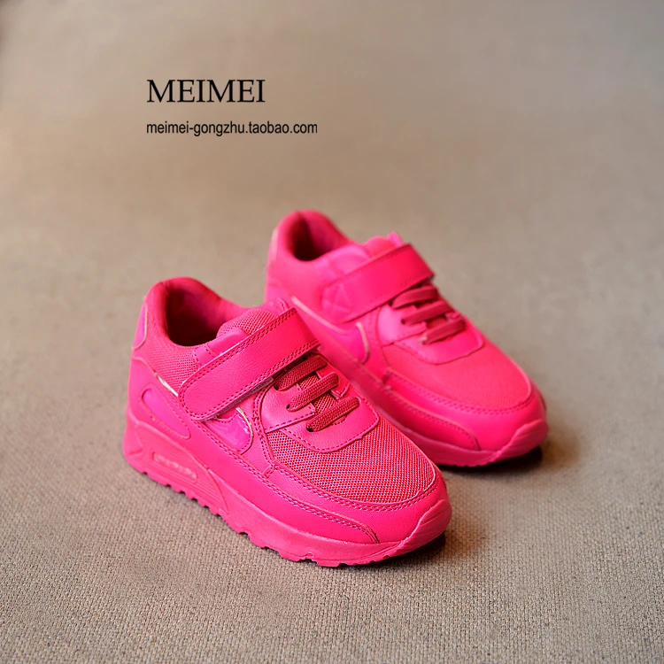 neon color sports shoes