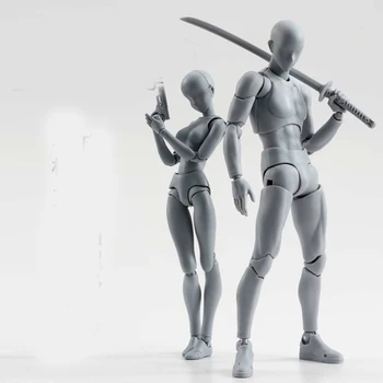 

Joint movement male and female body model art body painting carton doll figures Decoration