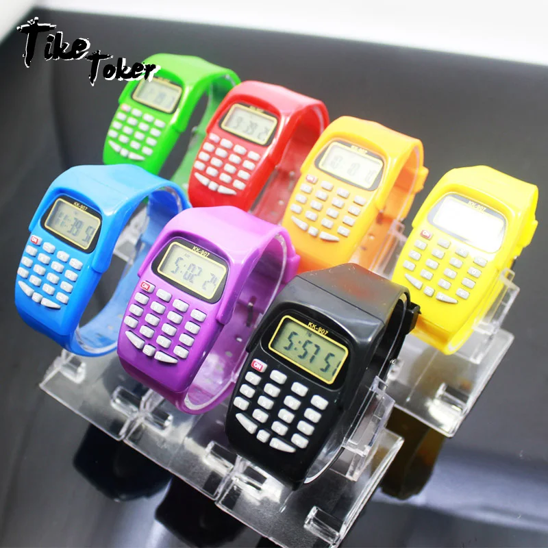 

TIke Toker,NEW Children's Silicon Wristwatch Boy Girl Student Sport Time Clock Electronic Digital Wrist Watch Relogio Feminino